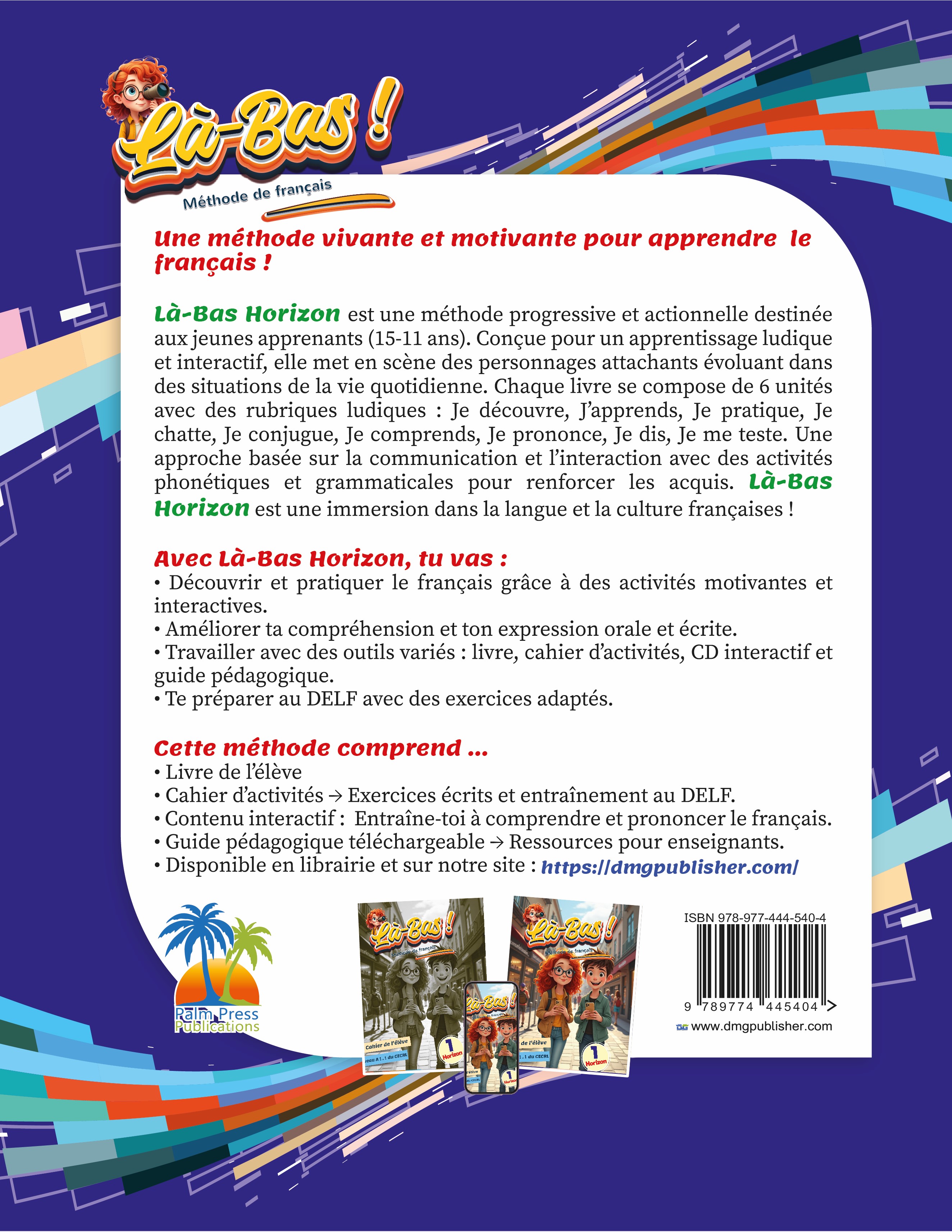 Là-Bas Horizon 1, Livre de l’élève