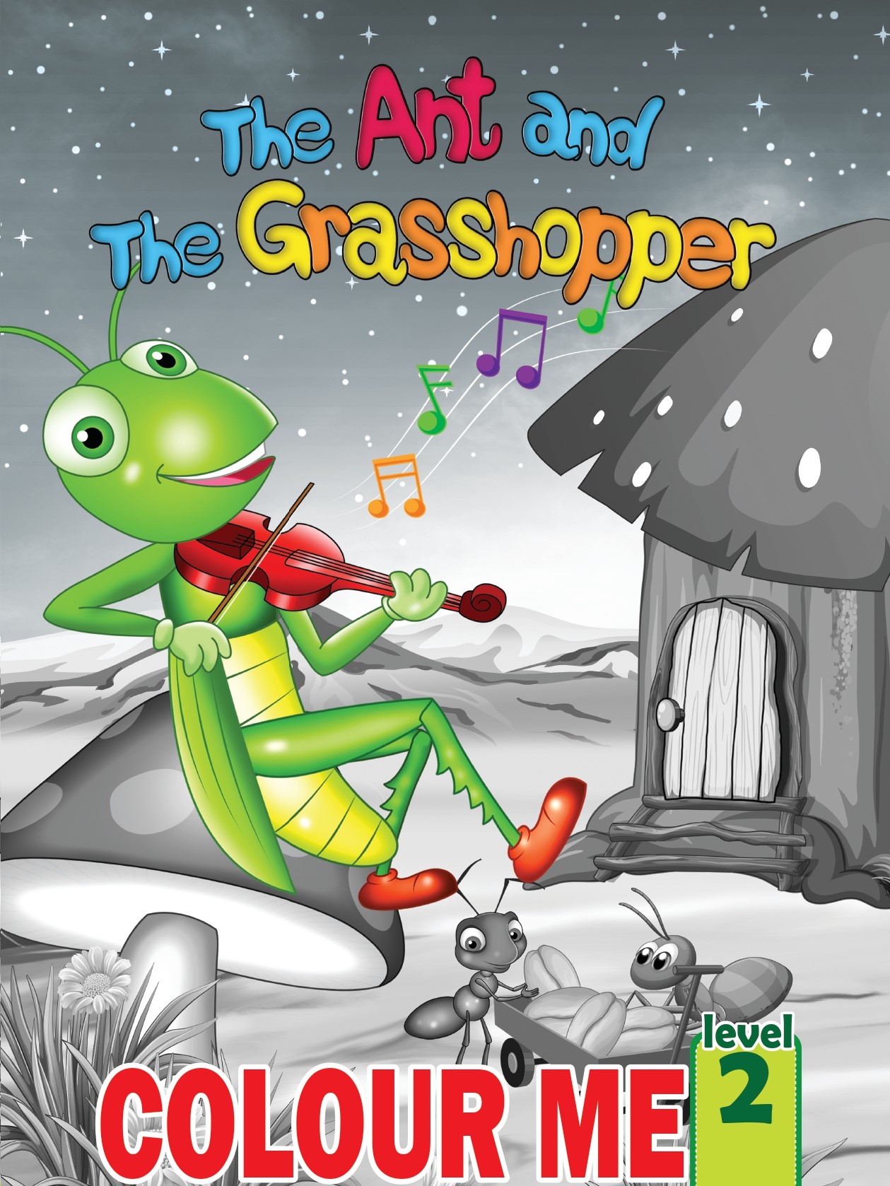 The Ant and The Grasshopper    COLOUR ME